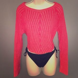 🔴 💕Crop Top Cardigan👚👠👢